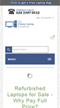 Mobile Screenshot of cheaplaptopcompany.co.uk