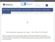 Tablet Screenshot of cheaplaptopcompany.co.uk